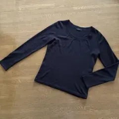 COMME CA ISM 長袖 ニット ブラック Mサイズのサムネイル