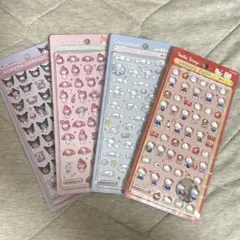 【正規品】ボンボンドロップシール mini サンリオ　4枚セット