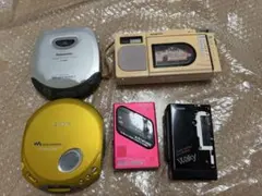 カセットプレイヤー　CDプレイヤー　SONY SANYOのサムネイル