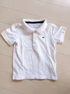 Tommy Hilfiger トミーヒルフィガー　白　ポロシャツ　2T 90