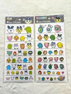 たまごっち 4サイズステッカー2枚セット