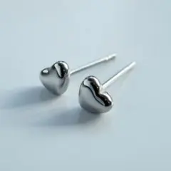 プチハート シルバー ピアス つけっぱなし サージカルステンレス ハート
