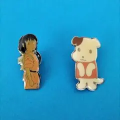 千と千尋の神隠し マザーグースの森 テリアピンバッジ 2種セット