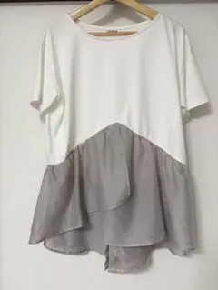 萌』バイカラー半袖チュニック - メルカリ