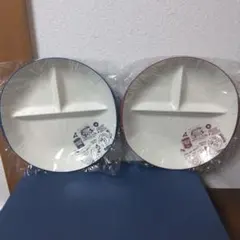 最終値下げ　ミッキー&ミニー赤青ビッグプレート二枚セットのサムネイル