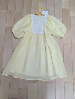 アプレレクールイエロー ワンピース 130サイズ