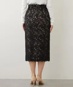 美品　Whim Gazette ウィムガゼット　レース　タイトスカート　Iラインのサムネイル