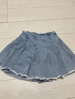 デニムスカート　インナーパンツ付き