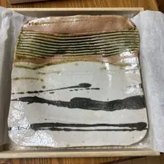 新品　多治見　織部　皿のサムネイル