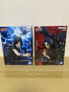 【GIGO限定】NARUTO-ナルトフィギュア うちはサスケ・イタチ 2個セット