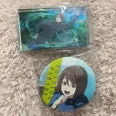 呪術廻戦 懐玉玉折 ファンパレくじ 家入硝子 缶バッジ アクリルブロック