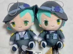 ツイステハンドメイド風ぬいぐるみ フロイド ジェイド