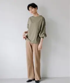 ⚘ 新品Audrey and John Wadストレートニットパンツ