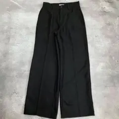 ストレートパンツ デニムライク　黒ノームコアarchive