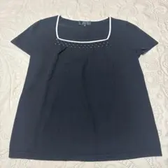 美品・UNTITLED 半袖 トップス サイズ2 ブラック