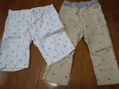 ハーフパンツ等2着セット　ジュニア仕様