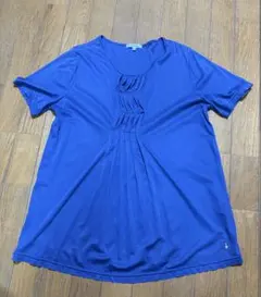 Hush Puppies 半袖Tシャツ ブルー Lサイズ　美品のサムネイル
