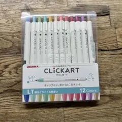 ZEBRA CLICKART 水性マーカー 12色セット