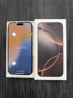✅✨未使用に近い✨iPhone 16 Pro 256GB ❣️国内版SIMフリー iPhone 16 Pro 256GB SIMフリー [デザートチタニウム] (SIM