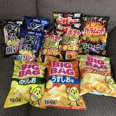 お菓子　セット　ポテトチップス　堅あげ　ピザポテト　詰め合わせ　お得