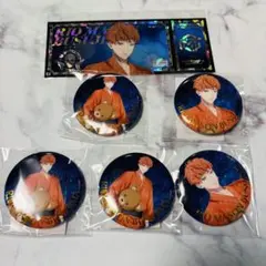 ヒプマイ くじ 毒島メイソン理鶯 缶バッジ チケット風ホログラムカード