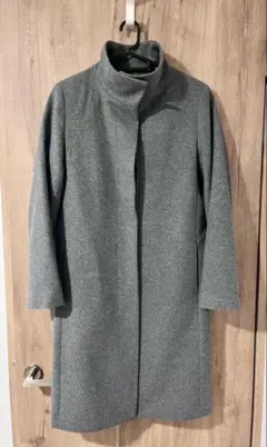 ユニクロ　カシミヤ混ウールスタンドカラーコート