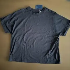 黒Tシャツ　ベーシック　ゆったり　女の子のサムネイル