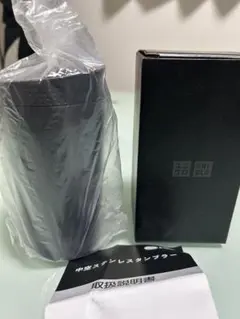【新品未使用】UNIQLO 中空ステンレスタンブラー ブラック　ユニクロ