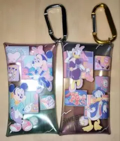 ディズニーSWEET TIMESグッズ 　ケース付きカラビナ2個セット