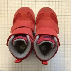 asics スニーカー 15.0cm レッド