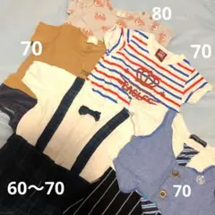 ベビー ロンパース カバーオール 5点セット