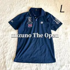 mizuno The Open【ゴルフウェア半袖ポロシャツ】L イギリス国旗刺繍