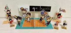 ハイキュー!! アクスタ大量セット 日向・影山ほか バレーコート台座付き