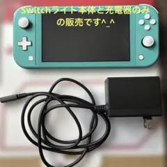 Nintendo Switch Lite ターコイズ 本体 充電器付き