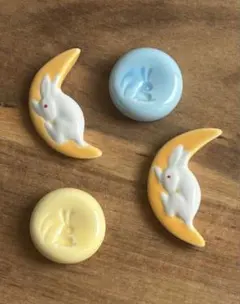 【新品】ウサギの箸置き(4つ)