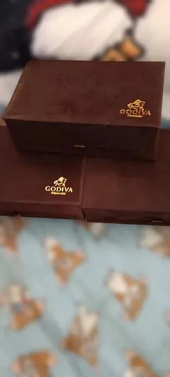GODIVA スエード コレクションボックス 3個セットのサムネイル