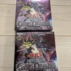 遊戯王CHAOS ORIGINS カオスオリジンズ 2BOX シュリンク無し - メルカリ