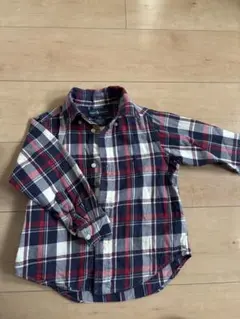 Ralph Lauren チェック柄 長袖シャツ 90