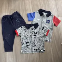 ミッキーマウス ポロシャツとパンツセット　GAP ディズニー