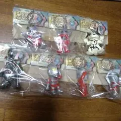 円谷キャラクターフィギュアキーホルダー2 全7種フルコンプセット（未使用）