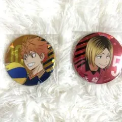 【ハイキュー!!】ゴミ捨て場の決戦缶バッジ(孤爪研磨、日向翔陽)
