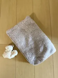 ボアブランケット ガラガラぬいぐるみ付き