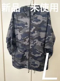 迷彩柄フード付きナイロンジャケット