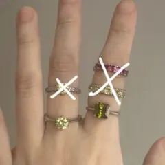 ダイヤモンド モアサナイト カンラン石 リング 指輪 フリーサイズ イエロ 単品