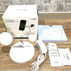 未使用品✳︎Belkin MagSafe対応3-in-1ワイヤレス充電器15W