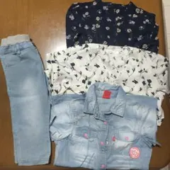 女の子　服4枚　サイズ110.120