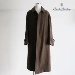 1980s BrooksBrothers アンゴラウールステンカラーコート　伊製