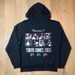 【未使用品】マルーン5 2025年 ポップアップストア限定 フーディー Mサイズ M5 2025 HOODIE(TOUR MERCH BLACK) - PRINT ROCK | プリント