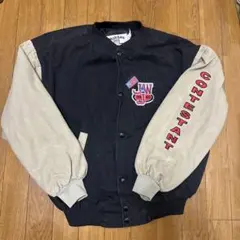 古着WESTARK スタジャン ブラック ベージュ 2002