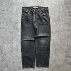【W38 L32】00s levi's ブラックデニム リーバイス 550